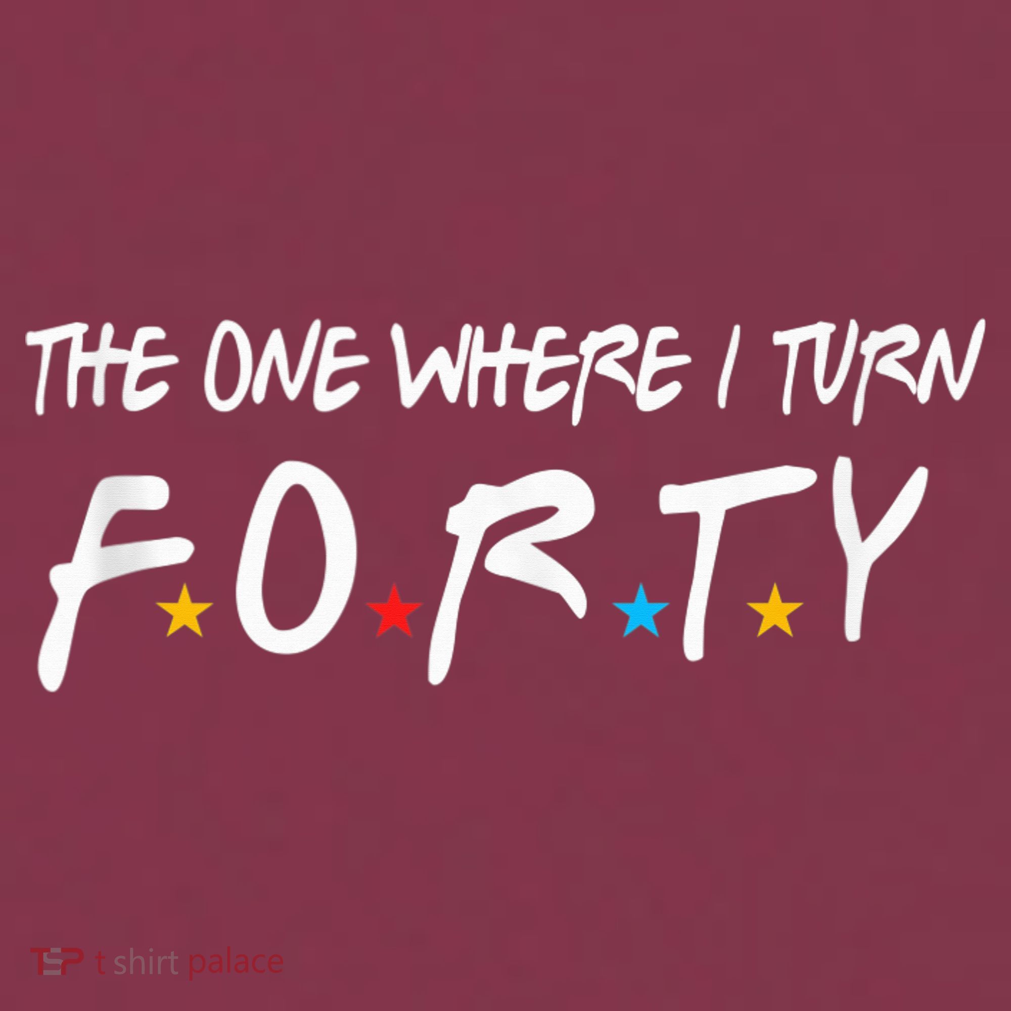 The One Where I Turn Forty 40 Years Old 40th Birthday Gift 16oz Travel Tumbler