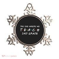 The One Where We Teach 2nd Grade Teacher Ornament thumb 0