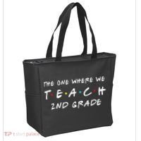 The One Where We Teach 2nd Grade Teacher Tote Bag thumb 2