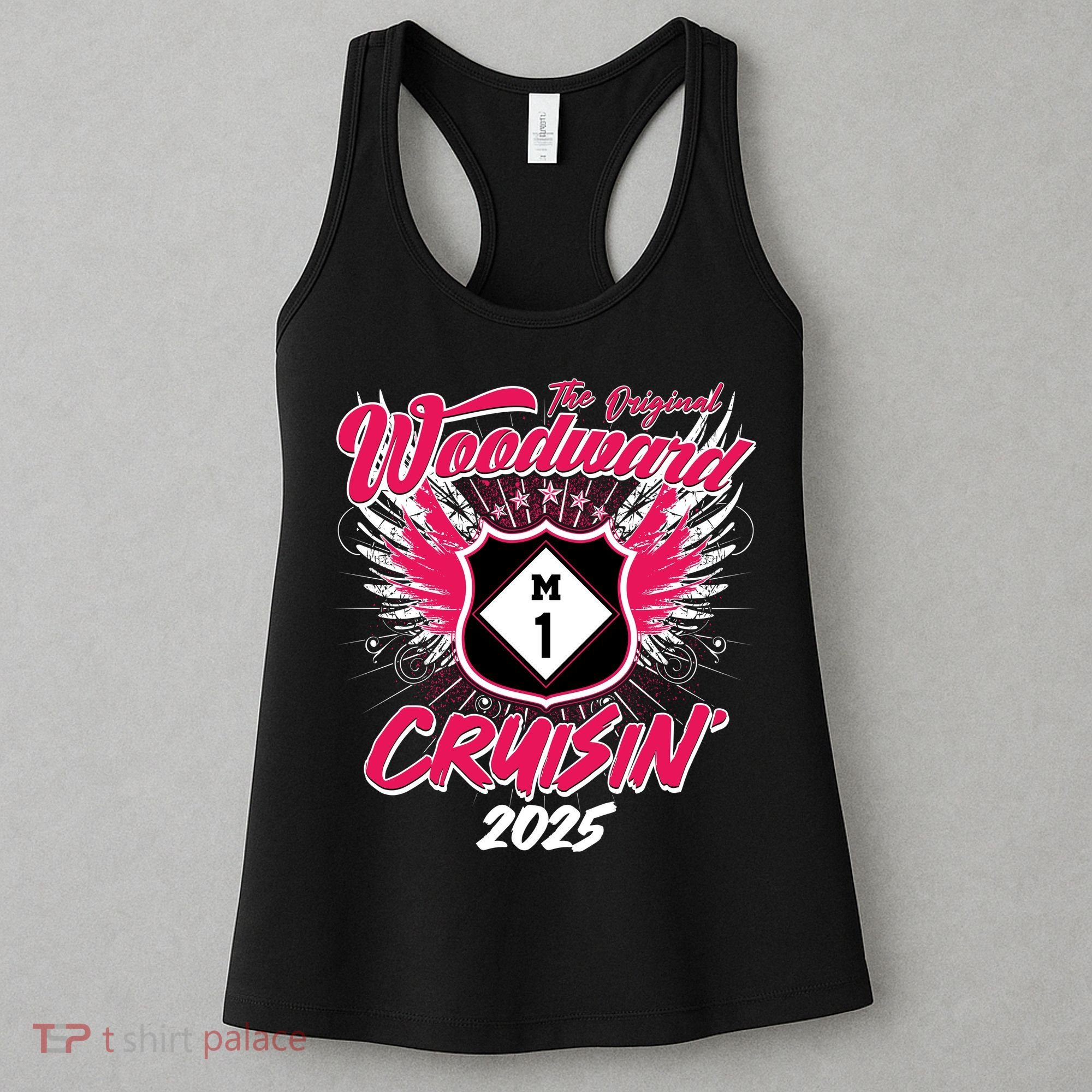 The Original Woodward Ave M1 Cruisin Wings 2025 Women's Tank Top