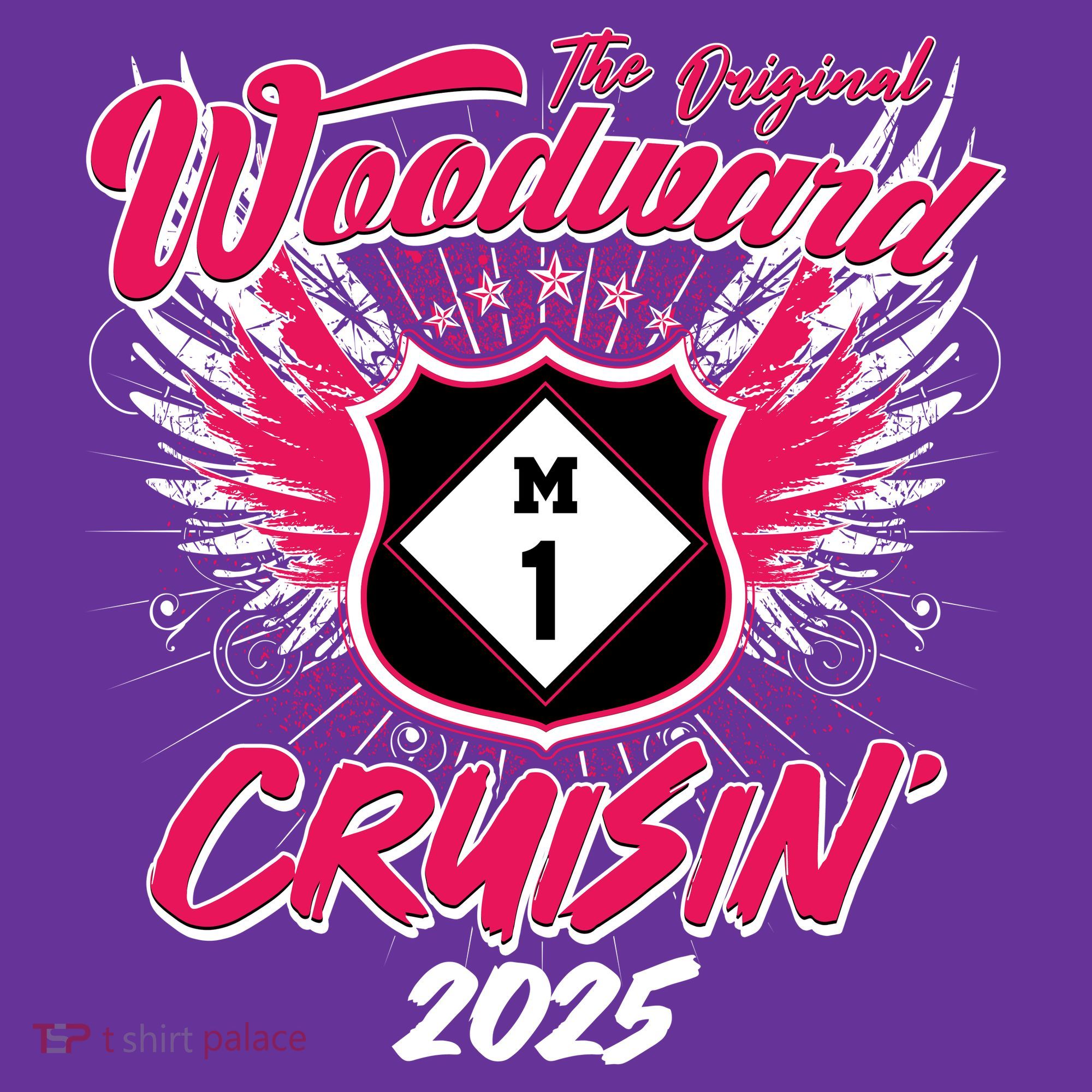 The Original Woodward Ave M1 Cruisin Wings 2025 Hoodie