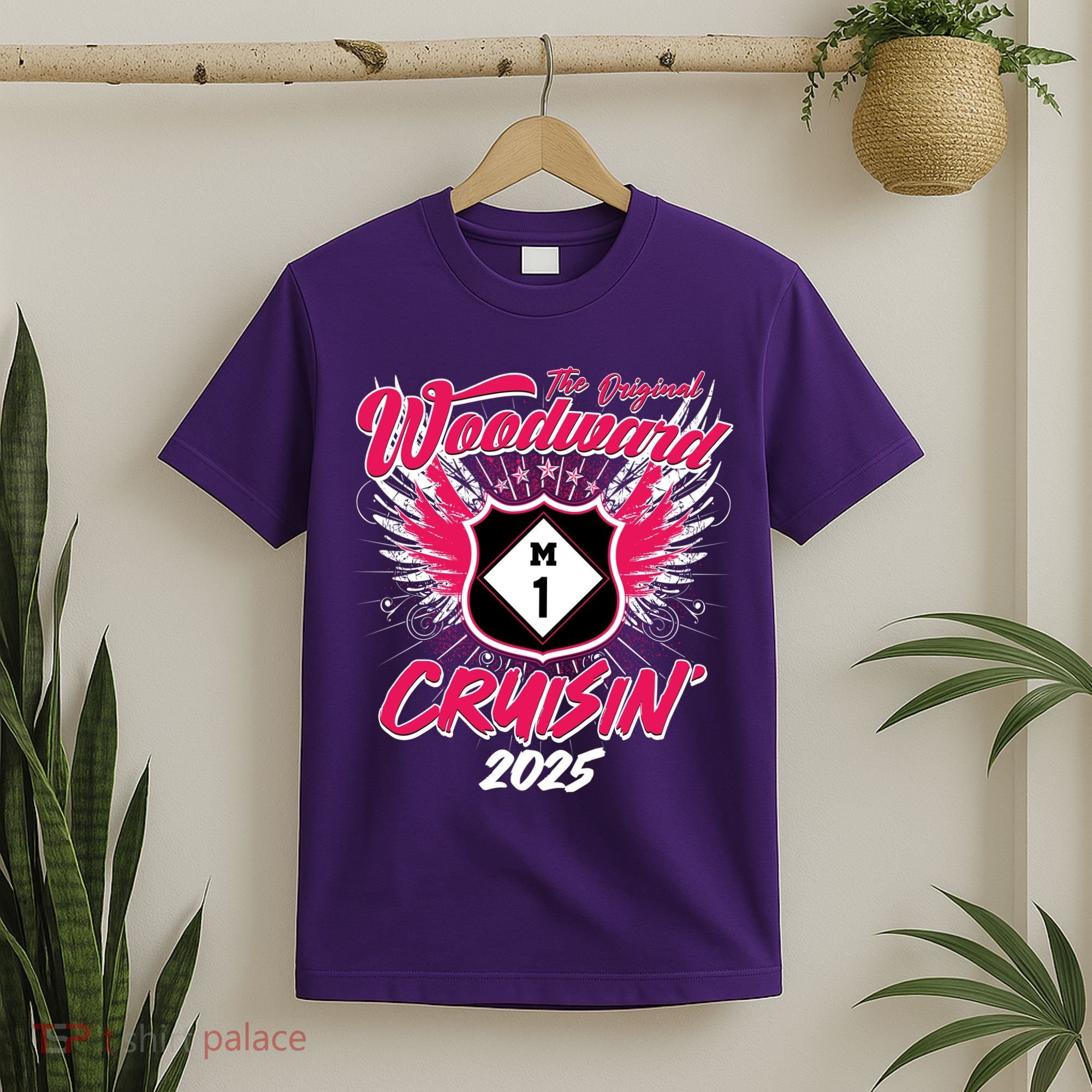 The Original Woodward Ave M1 Cruisin Wings 2025 T-Shirt