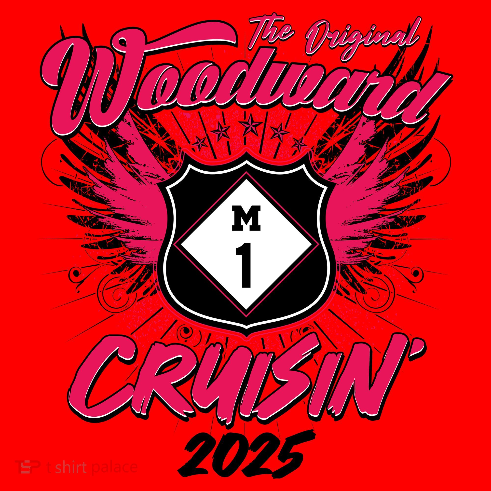 The Original Woodward Ave M1 Cruisin Wings 2025 Santa Hat
