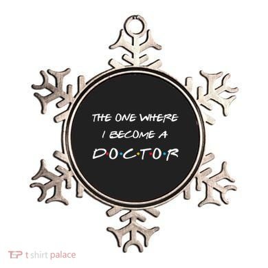 The One Where I Become A Doctor PhD MD EdD Graduation Gift Ornament