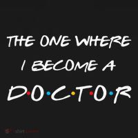 The One Where I Become A Doctor PhD MD EdD Graduation Gift Ornament thumb 1