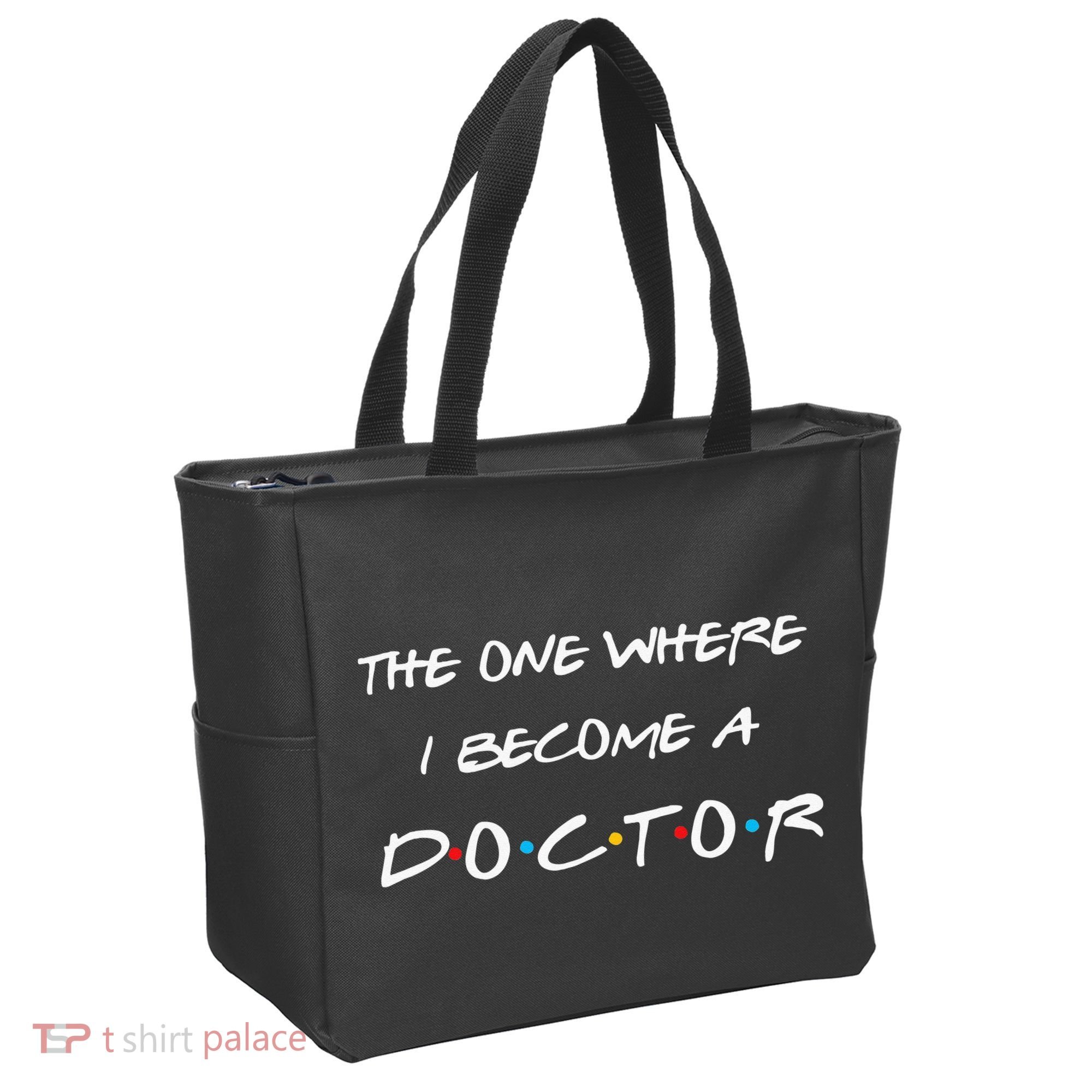 The One Where I Become A Doctor PhD MD EdD Graduation Gift Tote Bag