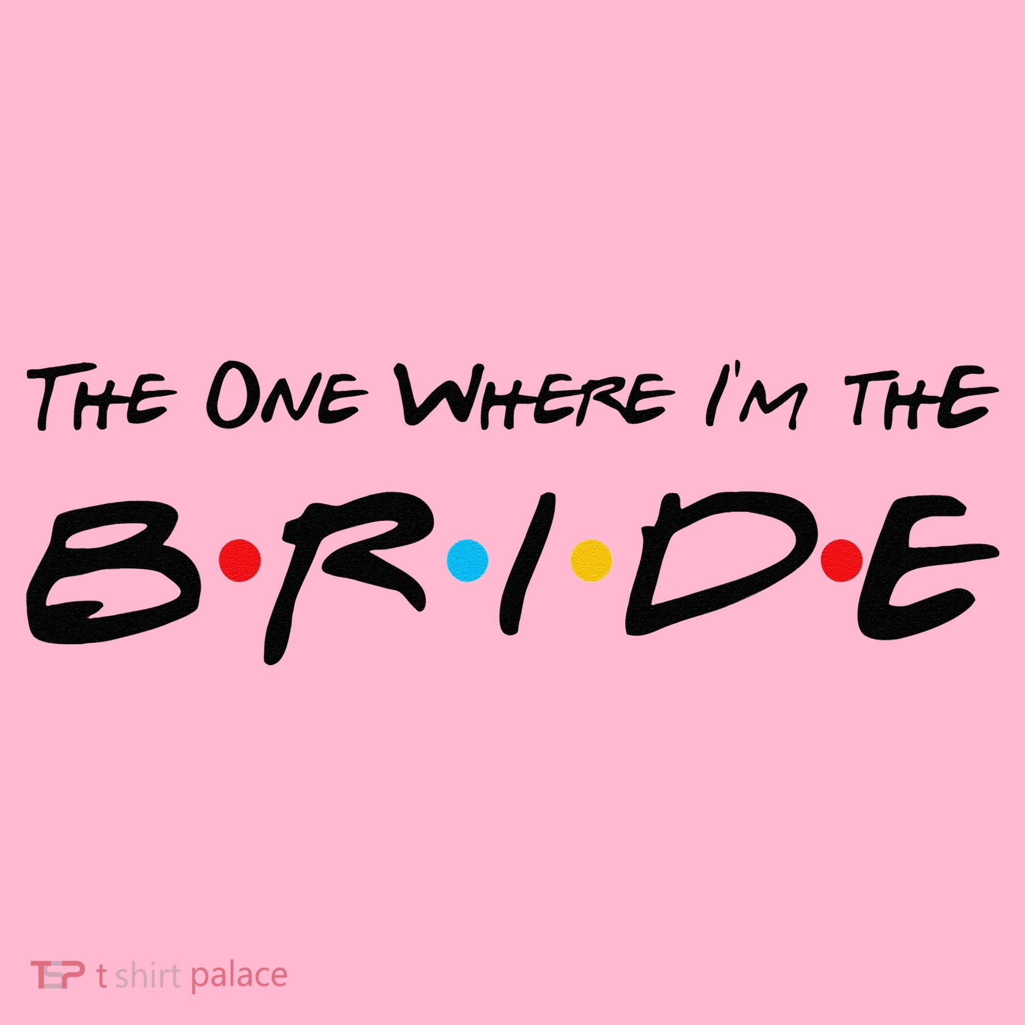The One Where I'm the Bride Coaster