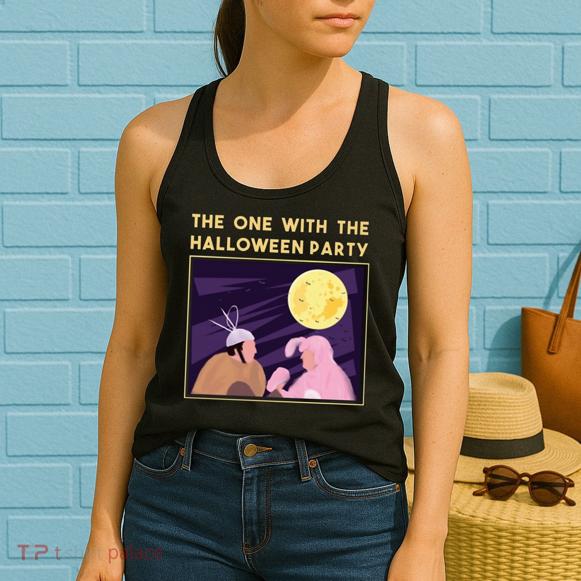 The One With The Halloween Party Bunny Friends Costume Women's Tank Top
