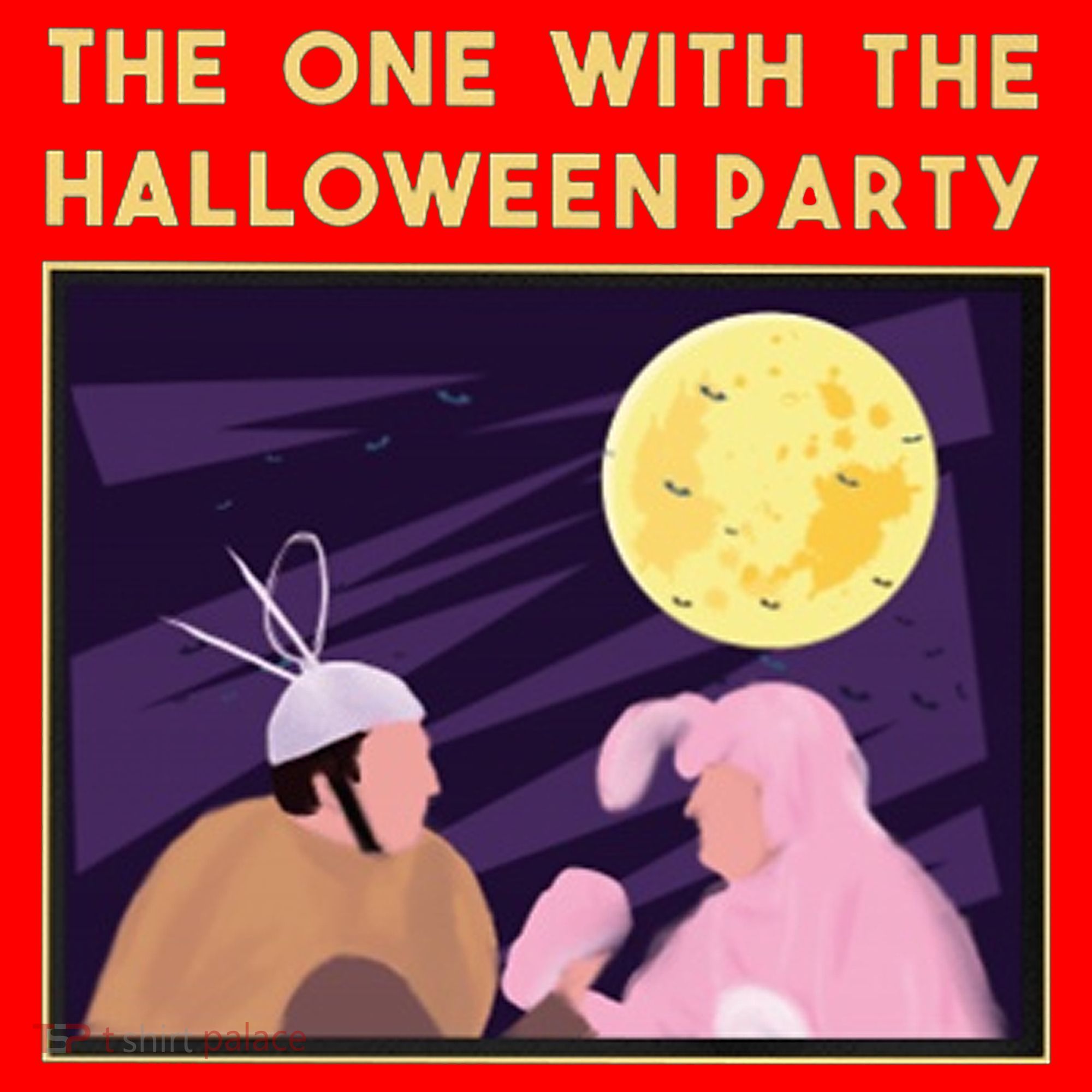 The One With The Halloween Party Bunny Friends Costume Santa Hat