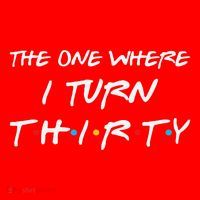 The One Where I Turn Thirty Funny 30th Birthday Party Gift Santa Hat thumb 1