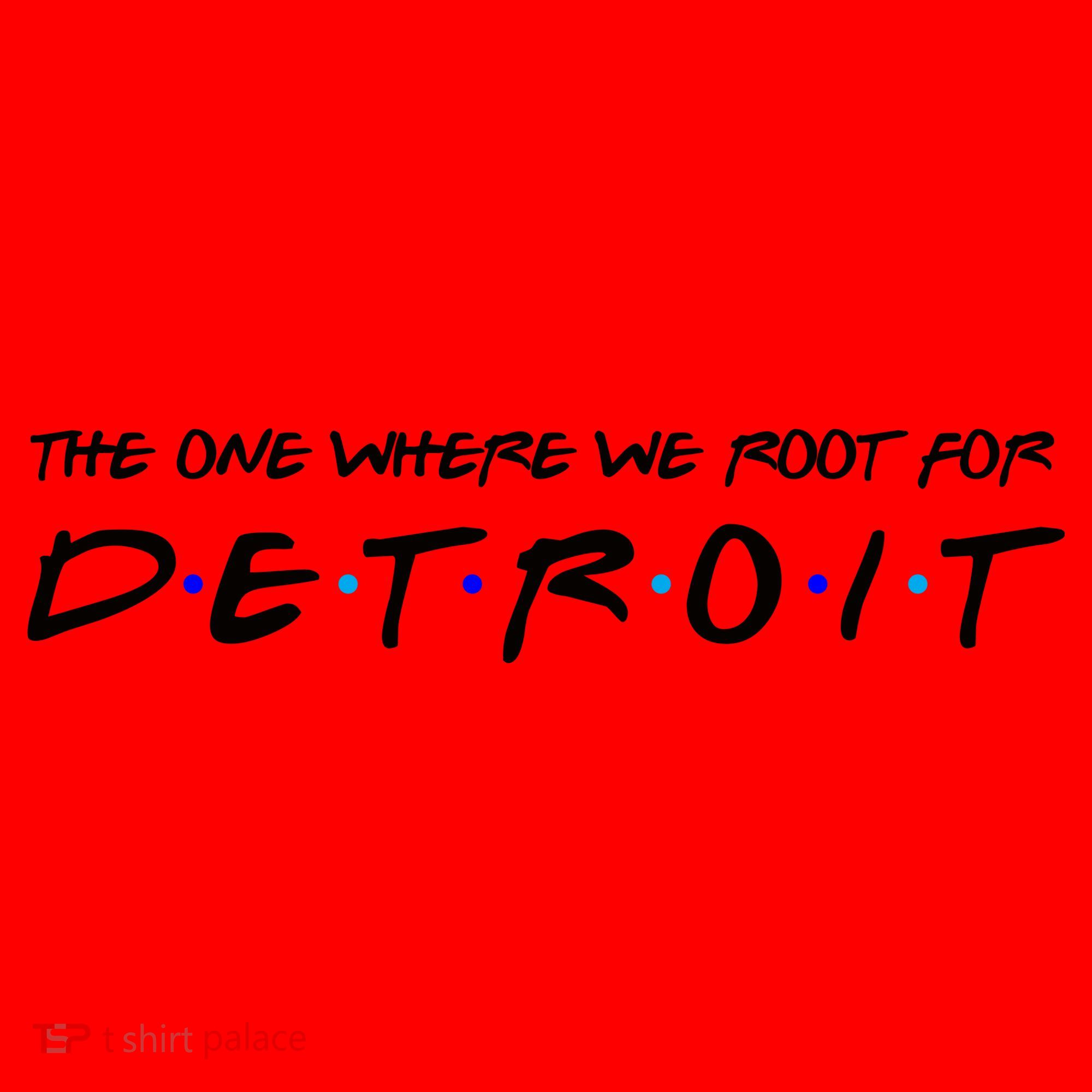 The One Where We Root For Detroit Santa Hat