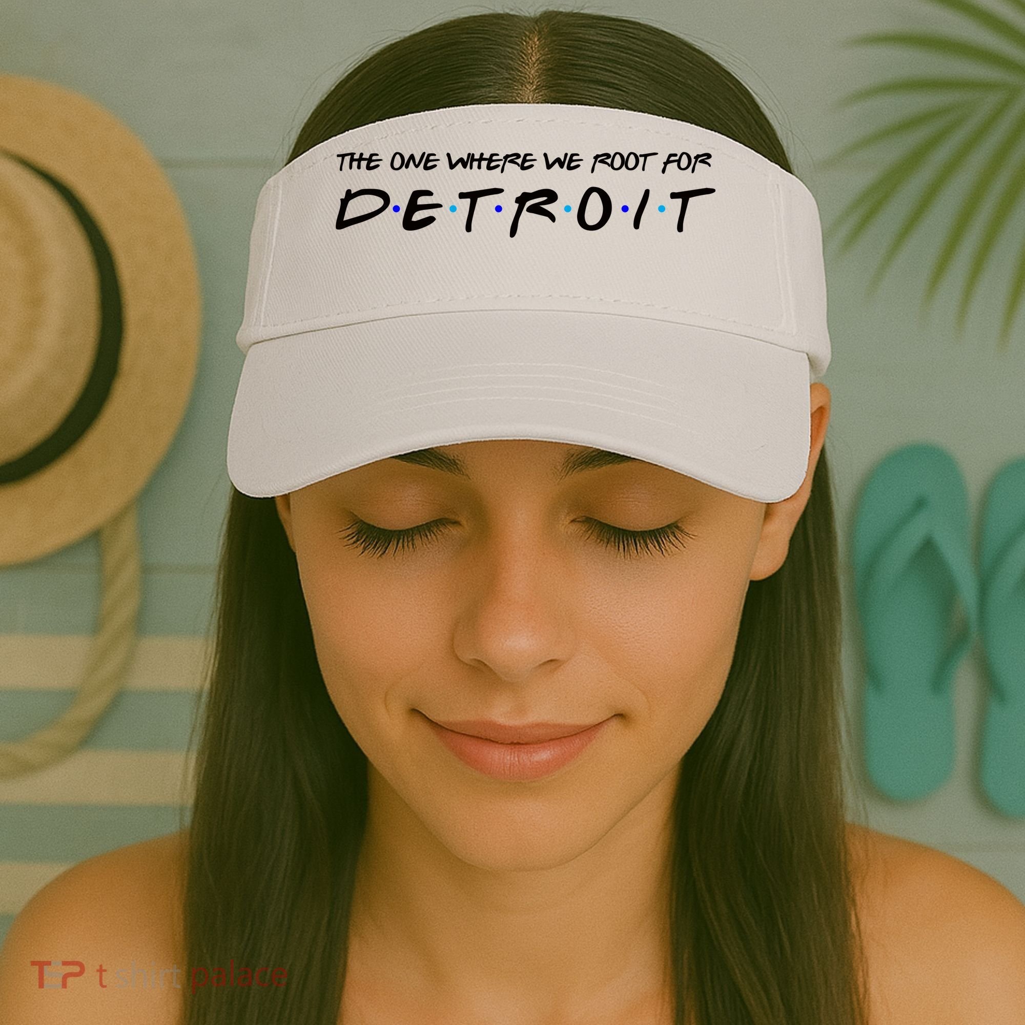 The One Where We Root For Detroit Visor
