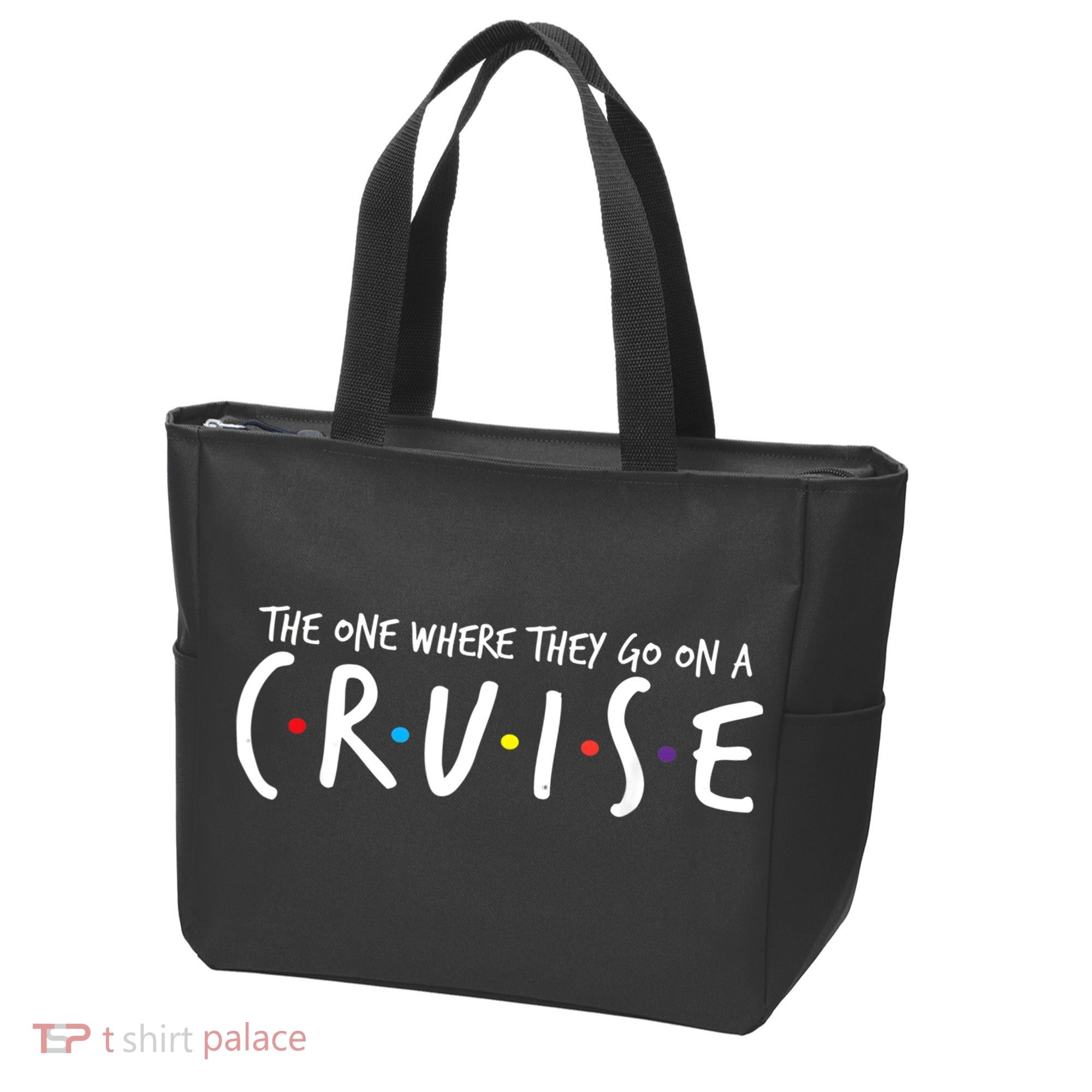 The One Where They Go On A Cruise-Family Cruise Vacation Tote Bag