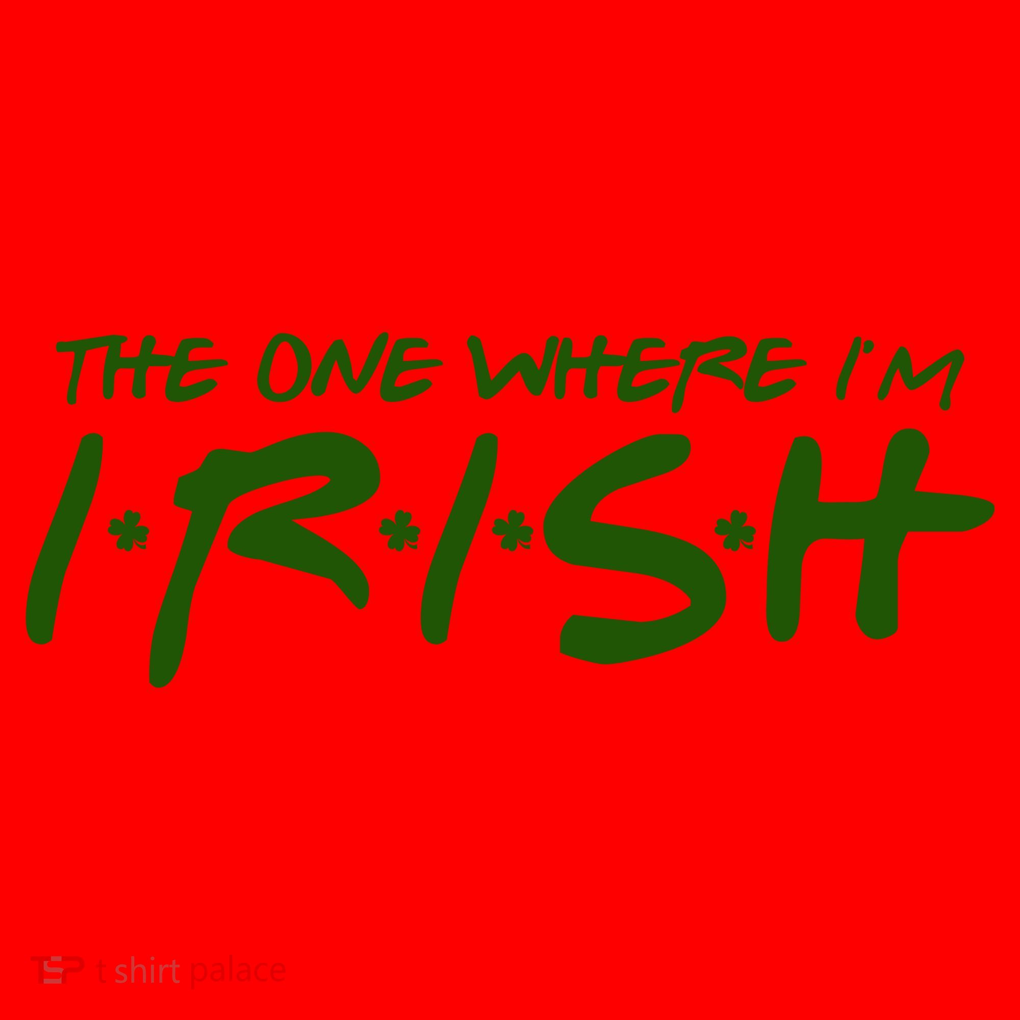 The One Where Im Irish Funny St Patricks Day Santa Hat