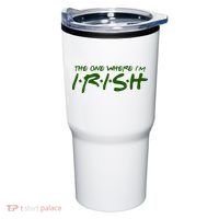 The One Where Im Irish Funny St Patricks Day Tumbler thumb 0