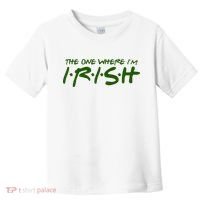 The One Where Im Irish Funny St Patricks Day Toddler T-Shirt thumb 0