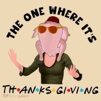 The One Where It's Thanksgiving Friends Monica Turkey Head Tote Bag thumb 4