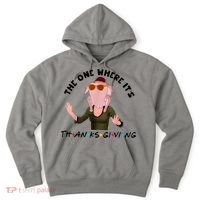 The One Where It's Thanksgiving Friends Monica Turkey Head Hoodie thumb 0