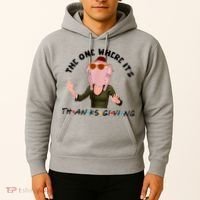 The One Where It's Thanksgiving Friends Monica Turkey Head Hoodie thumb 2
