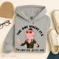 The One Where It's Thanksgiving Friends Monica Turkey Head Hoodie thumb 4