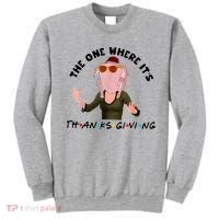 The One Where It's Thanksgiving Friends Monica Turkey Head Sweatshirt thumb 0