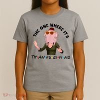 The One Where It's Thanksgiving Friends Monica Turkey Head T-Shirt thumb 4