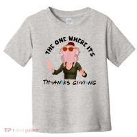 The One Where It's Thanksgiving Friends Monica Turkey Head Toddler T-Shirt thumb 0