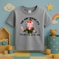 The One Where It's Thanksgiving Friends Monica Turkey Head Toddler T-Shirt thumb 3