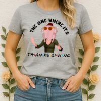 The One Where It's Thanksgiving Friends Monica Turkey Head Women's T-Shirt thumb 2