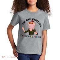 The One Where It's Thanksgiving Friends Monica Turkey Head Kids T-Shirt thumb 2