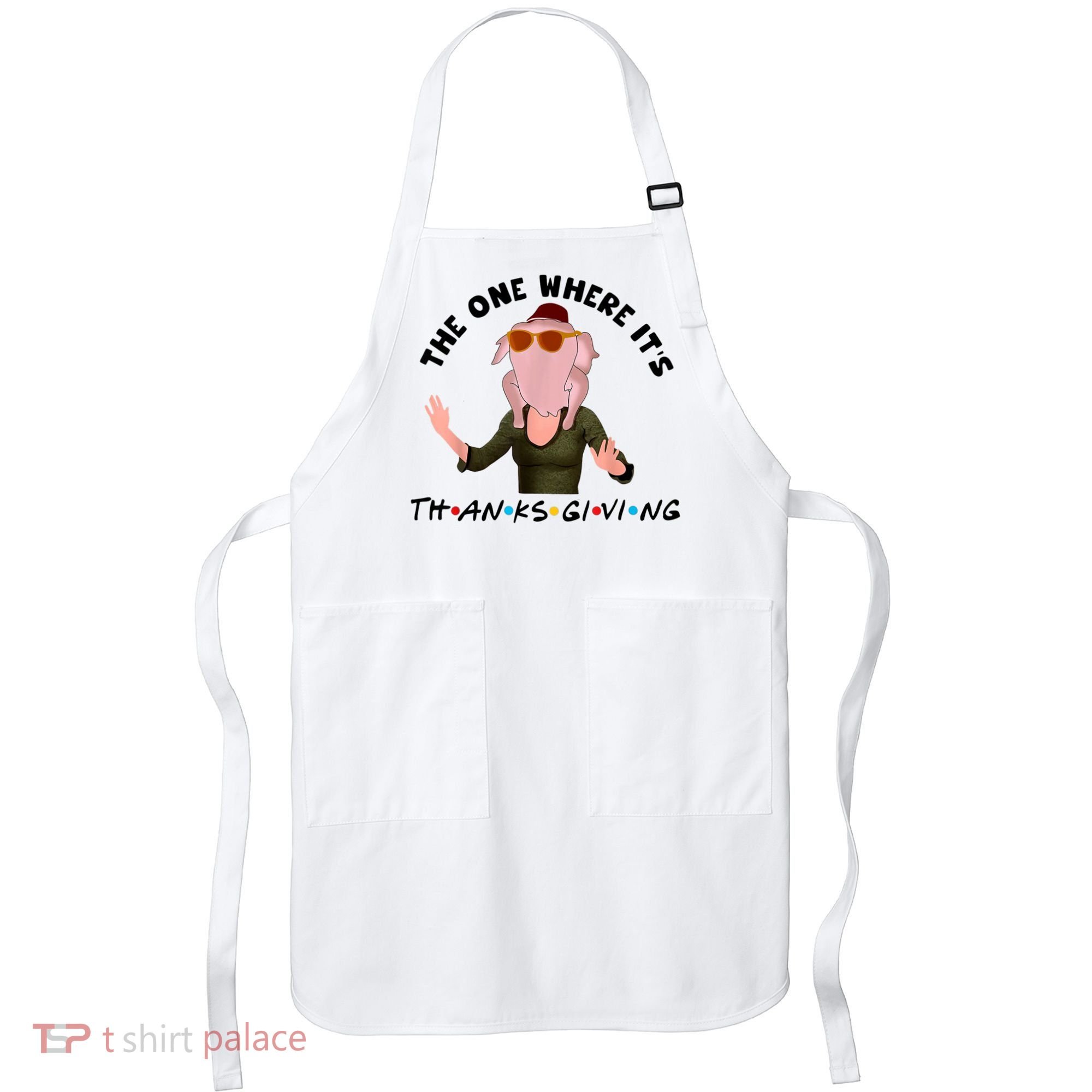 The One Where It's Thanksgiving Friends Monica Turkey Head Apron