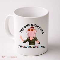 The One Where It's Thanksgiving Friends Monica Turkey Head Coffee Mug thumb 0