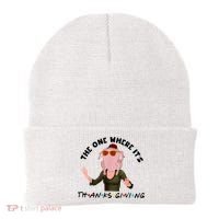The One Where It's Thanksgiving Friends Monica Turkey Head Beanie thumb 0