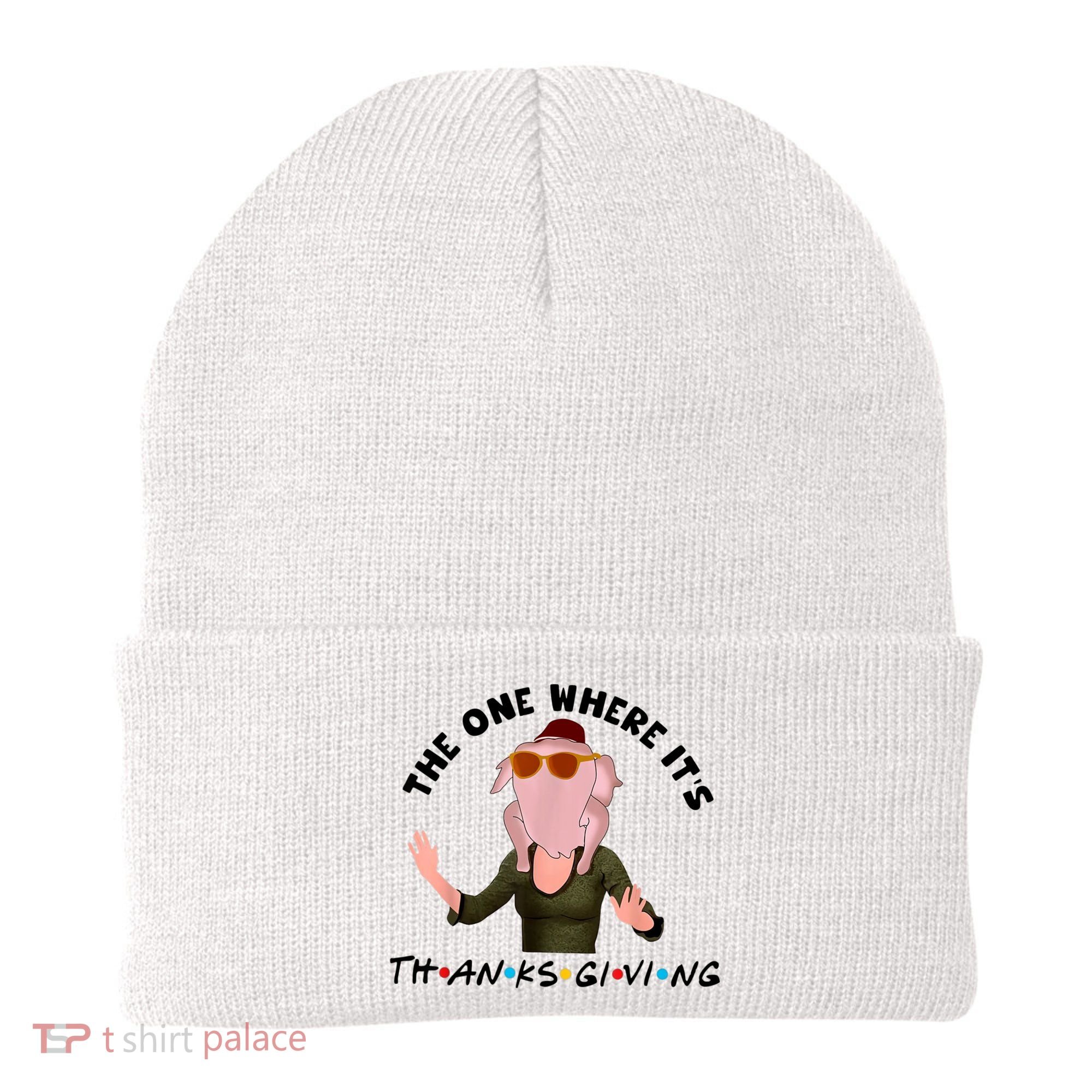 The One Where It's Thanksgiving Friends Monica Turkey Head Beanie
