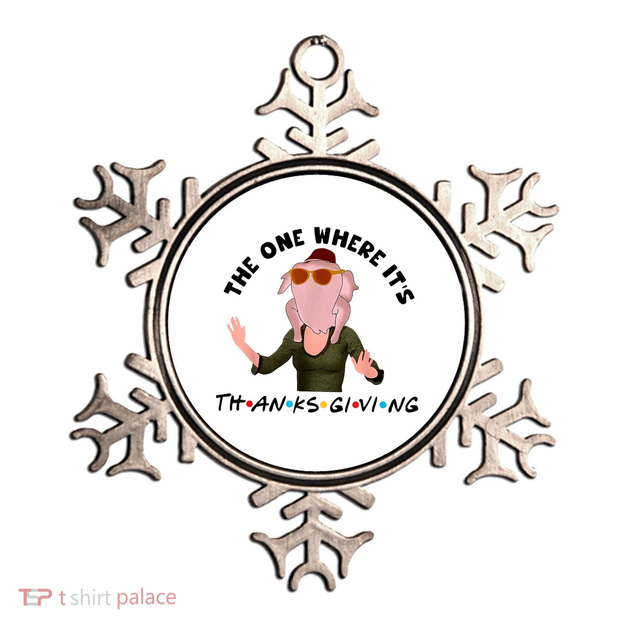 The One Where It's Thanksgiving Friends Monica Turkey Head Ornament
