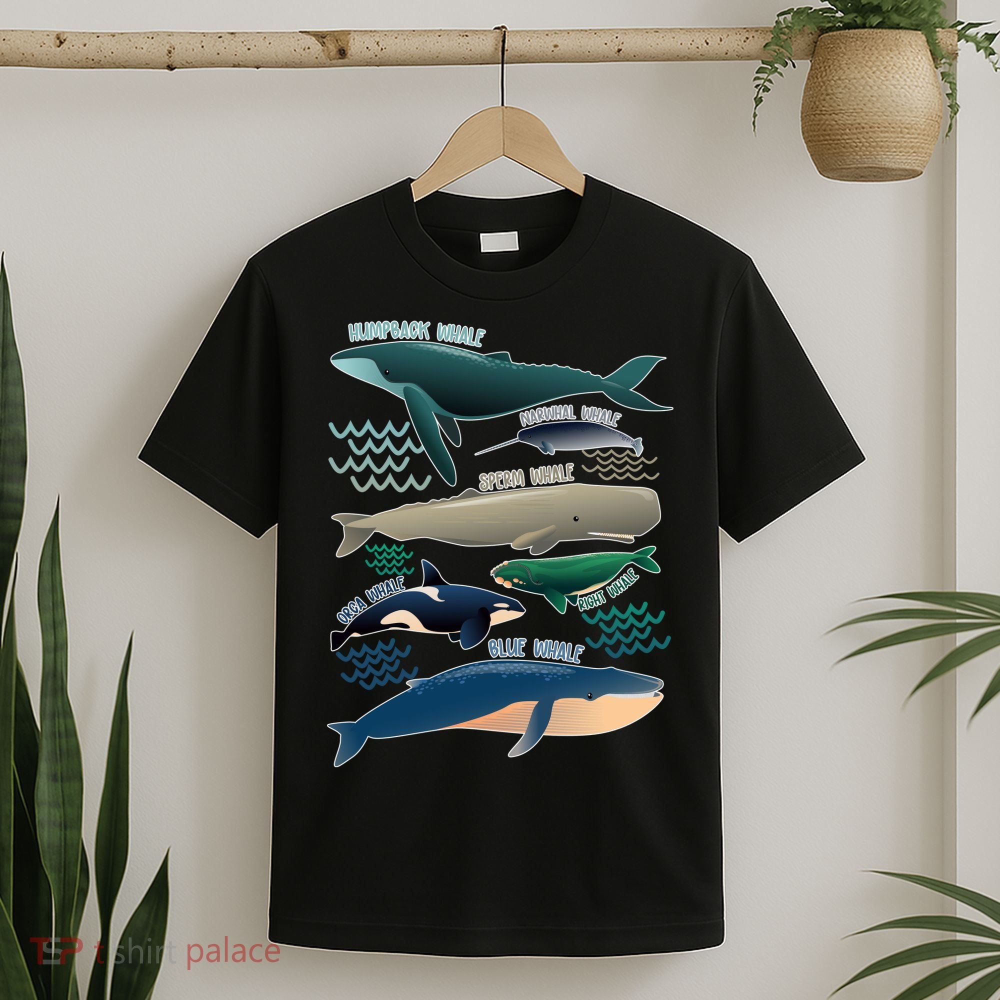 Types Of Whales Save The Whales T-Shirt
