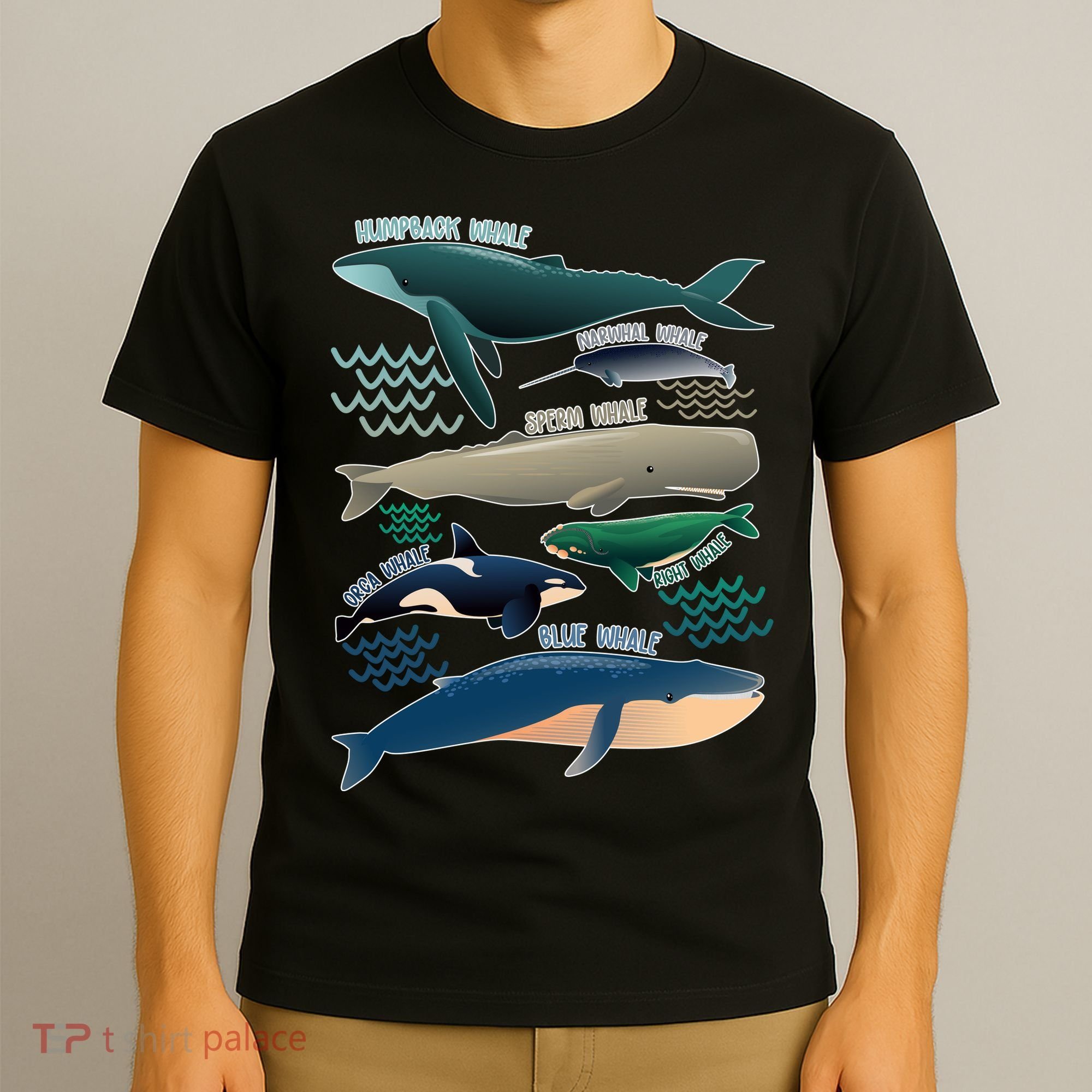 Types Of Whales Save The Whales T-Shirt