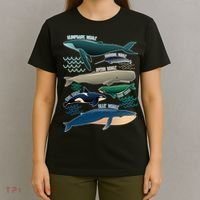 Types Of Whales Save The Whales T-Shirt thumb 4