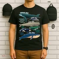 Types Of Whales Save The Whales T-Shirt thumb 6
