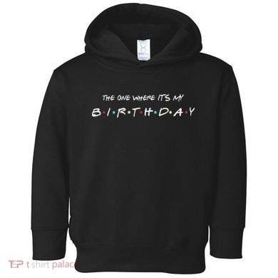 The One Where It's My Birthday Toddler Hoodie