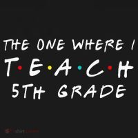The one where I teach 5th Grade Teacher Ornament thumb 1