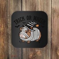 Trick Or Wheek Halloween Guinea Pig Coaster thumb 0