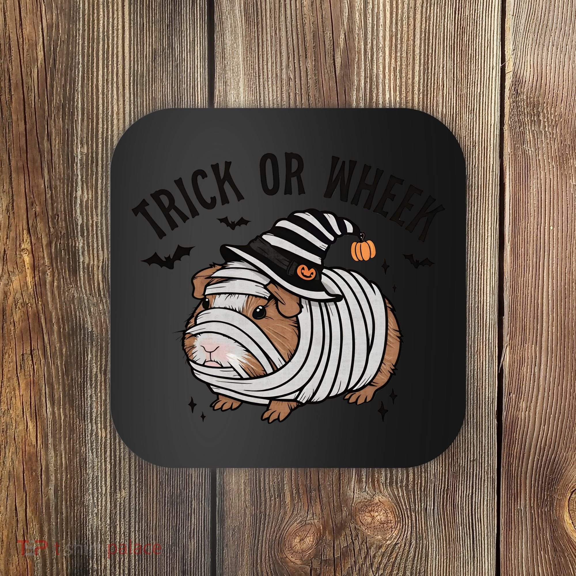 Trick Or Wheek Halloween Guinea Pig Coaster