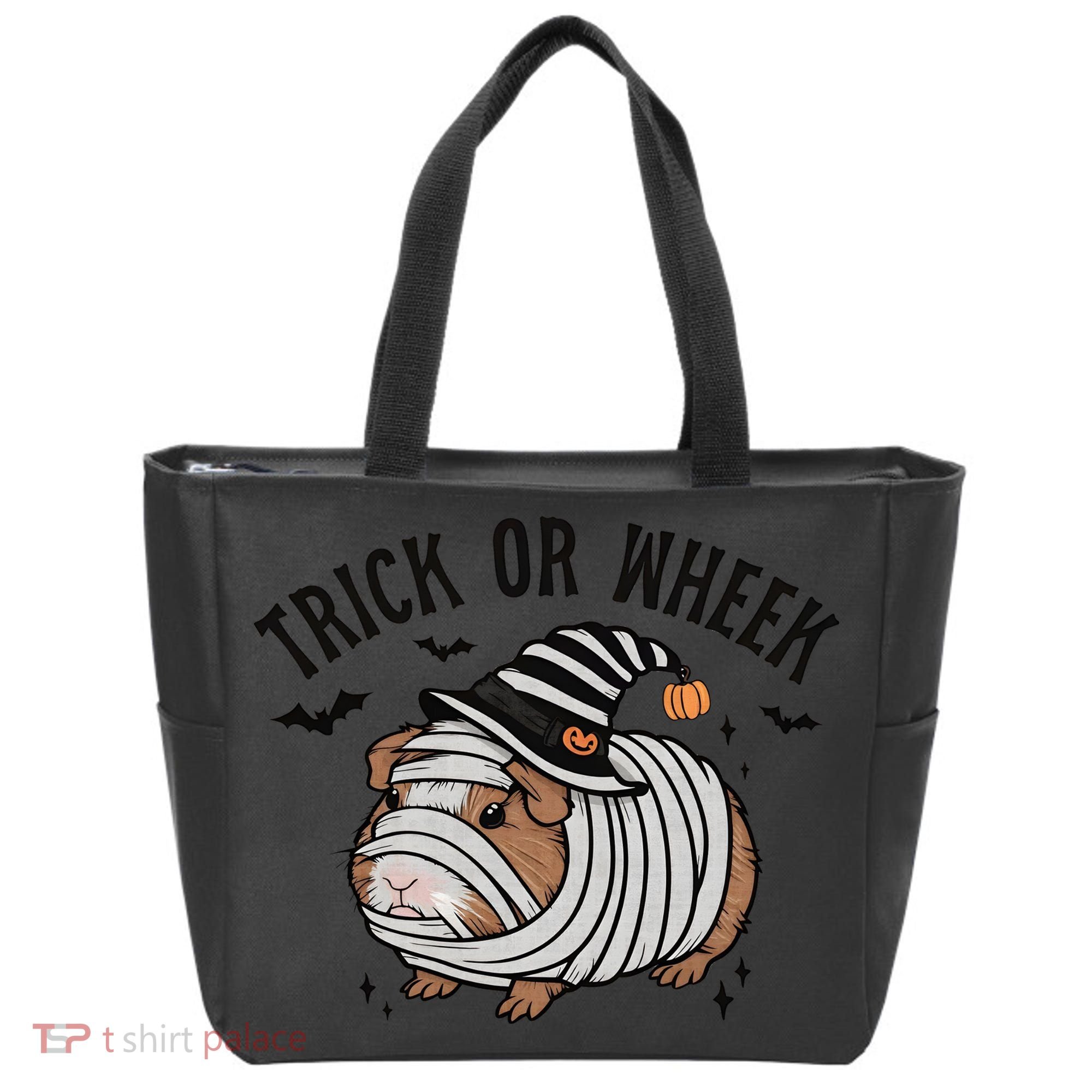 Trick Or Wheek Halloween Guinea Pig Tote Bag