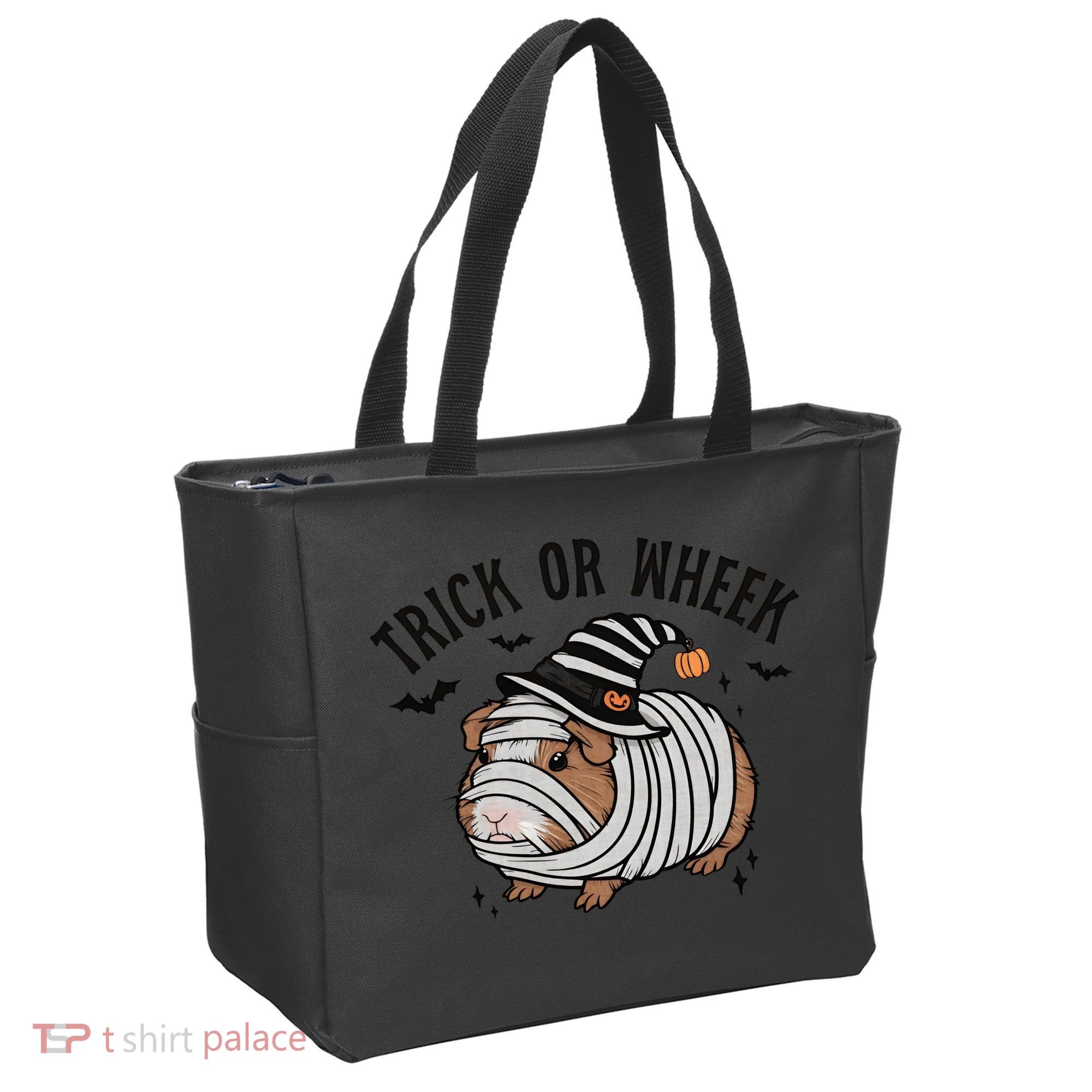 Trick Or Wheek Halloween Guinea Pig Tote Bag