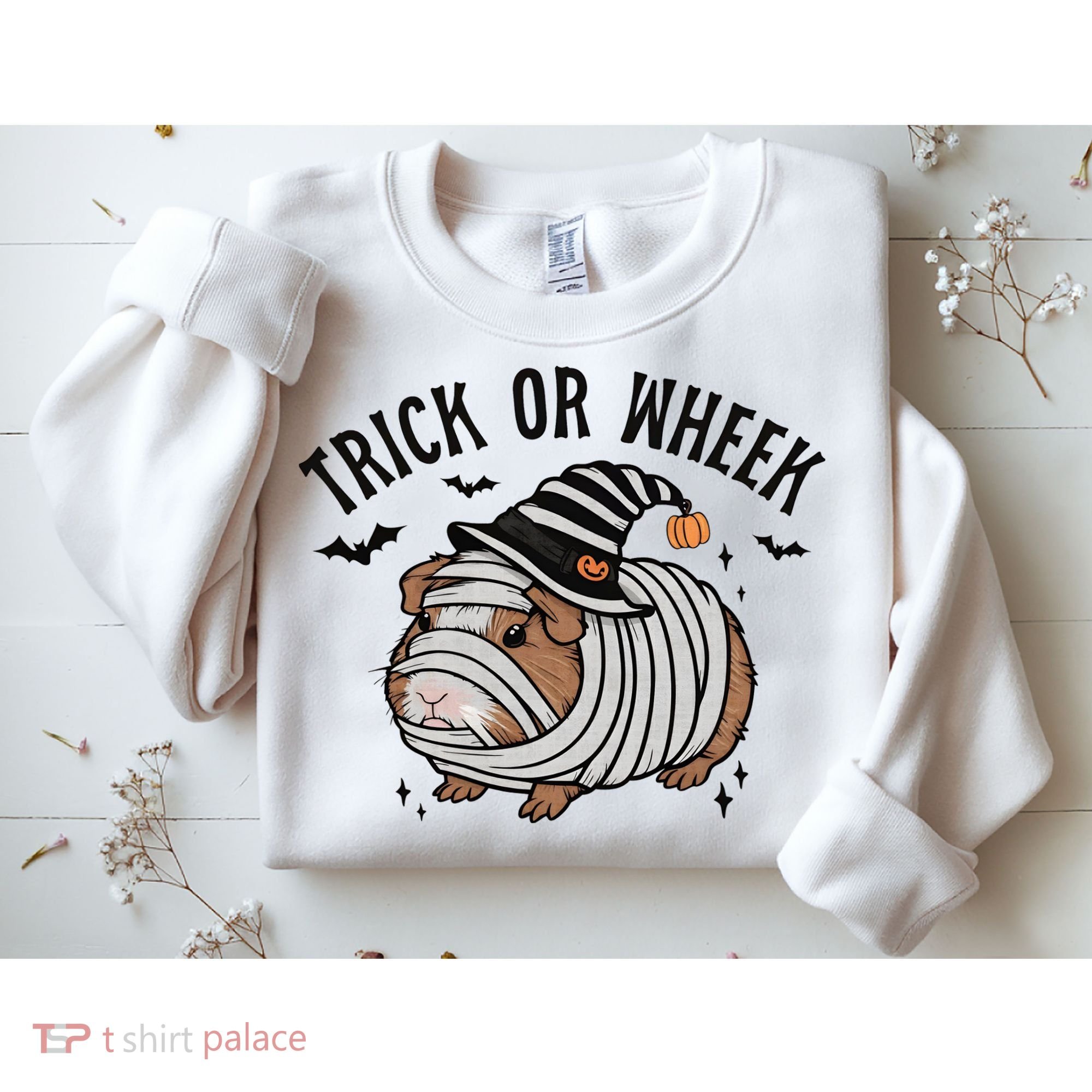 Trick Or Wheek Halloween Guinea Pig Sweatshirt