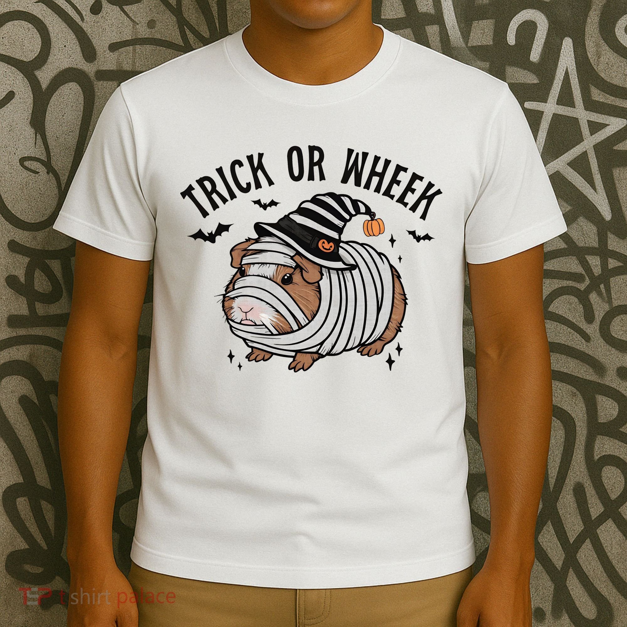 Trick Or Wheek Halloween Guinea Pig T-Shirt