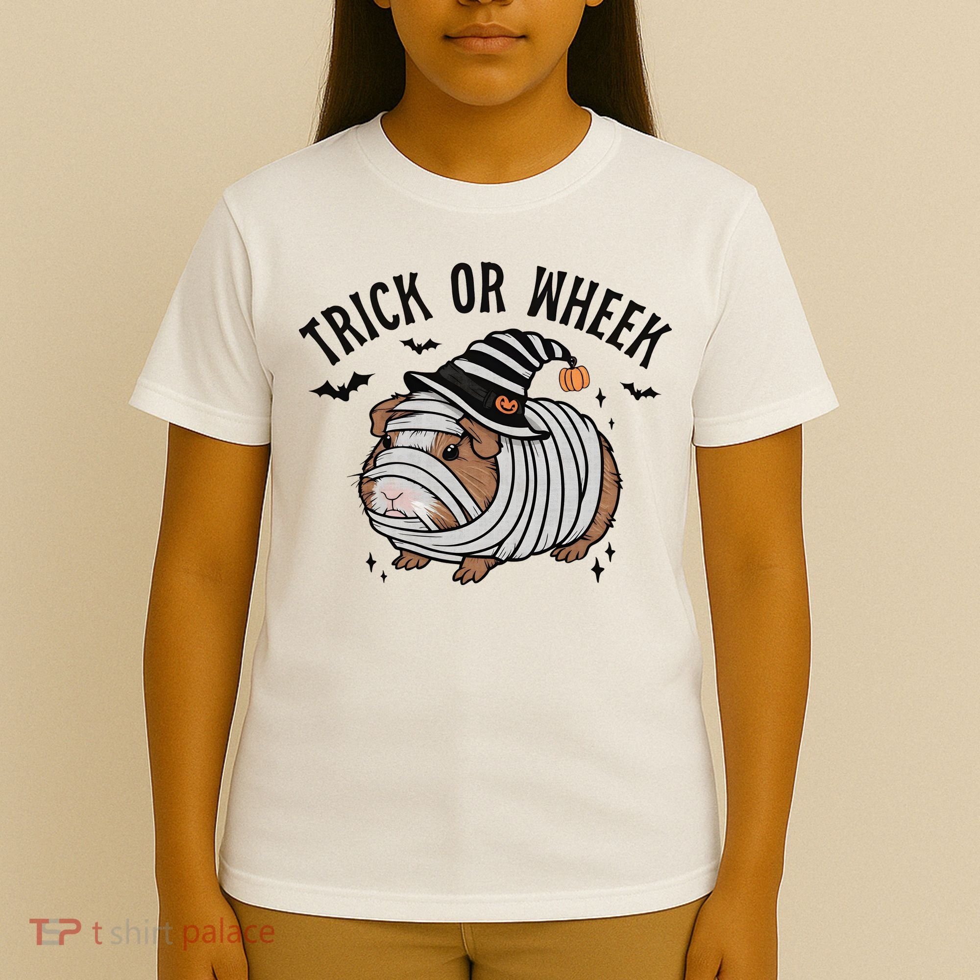 Trick Or Wheek Halloween Guinea Pig T-Shirt