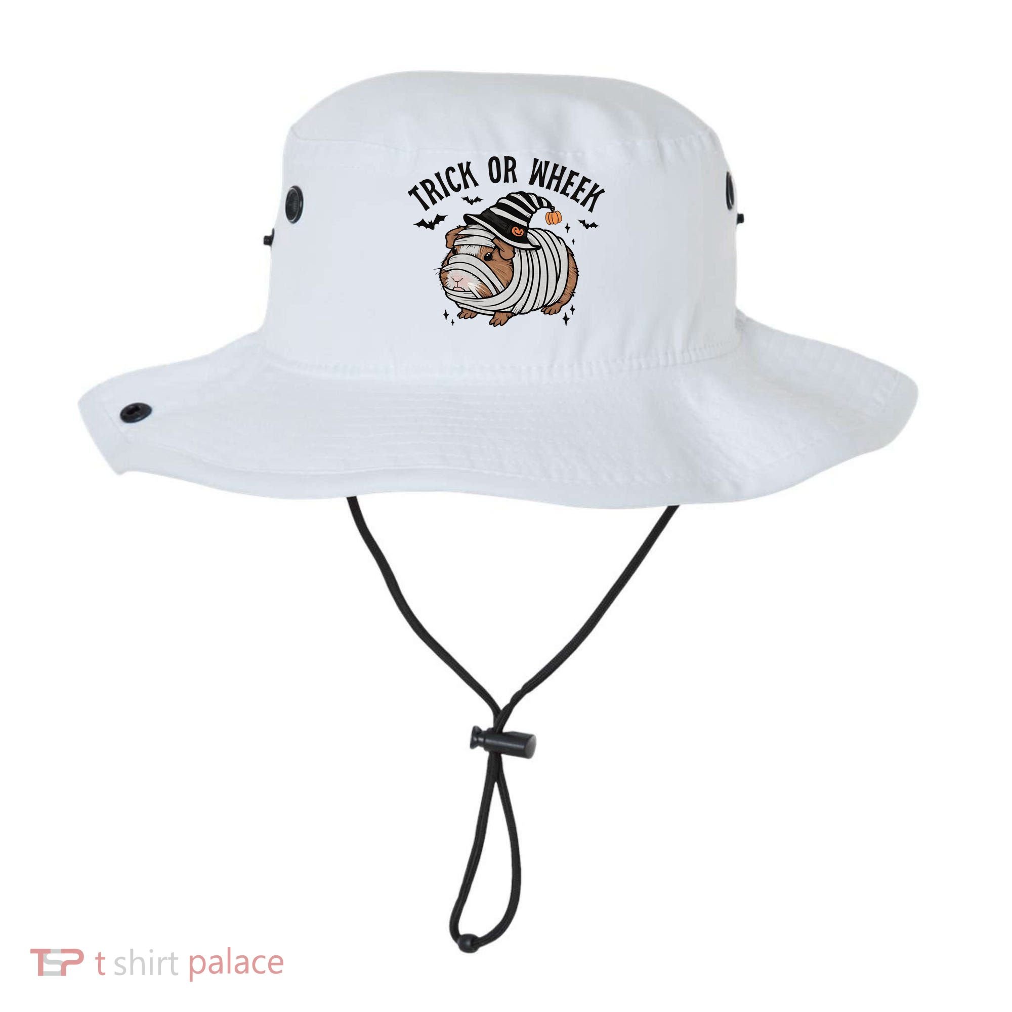 Trick Or Wheek Halloween Guinea Pig Bucket Hat