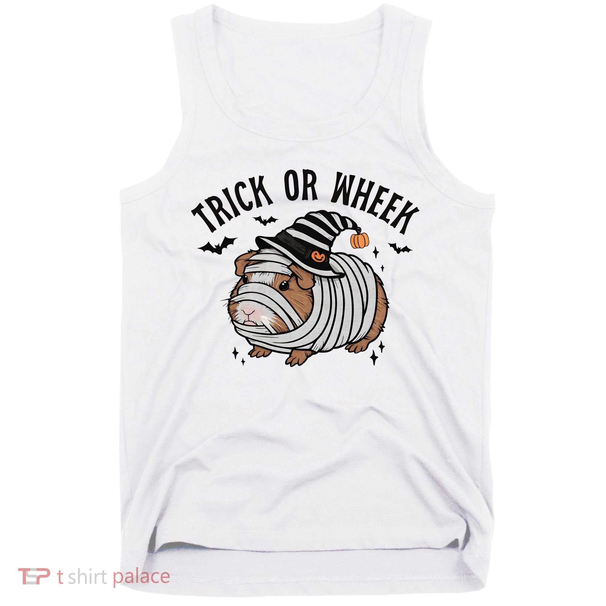 Trick Or Wheek Halloween Guinea Pig Tank Top